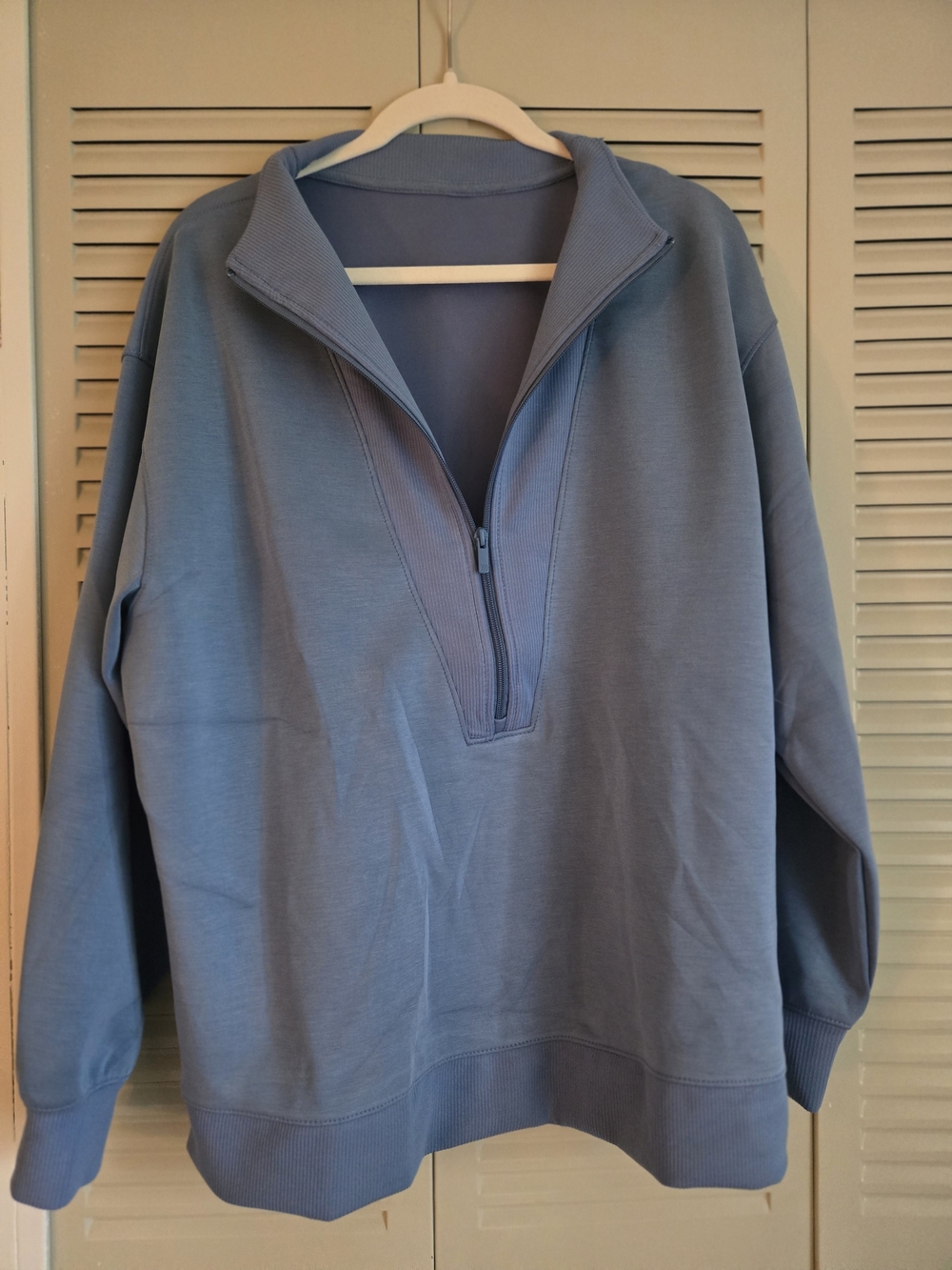 Target Women's Light Blue Half-Zip Sweater Pullover